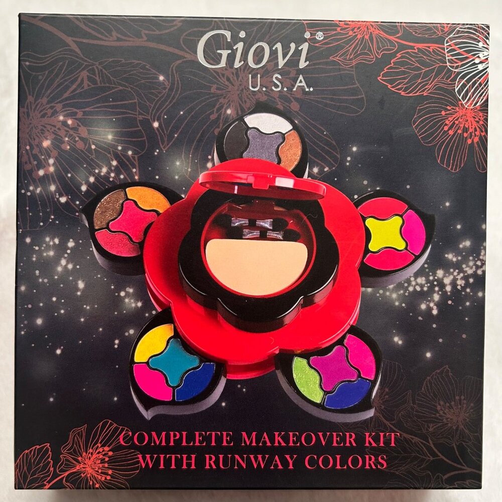 Giovi U.S.A. Professional Make-Up Kit Complete Makeover With Runway Colors